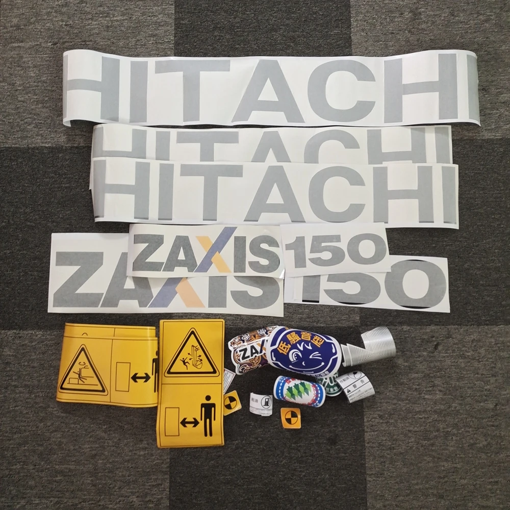 For HITACHI ZAXIS150 ZAX Excavator Sticker All Car Stickers Vehicle Mark Display Number Letter of  Sticker Icon