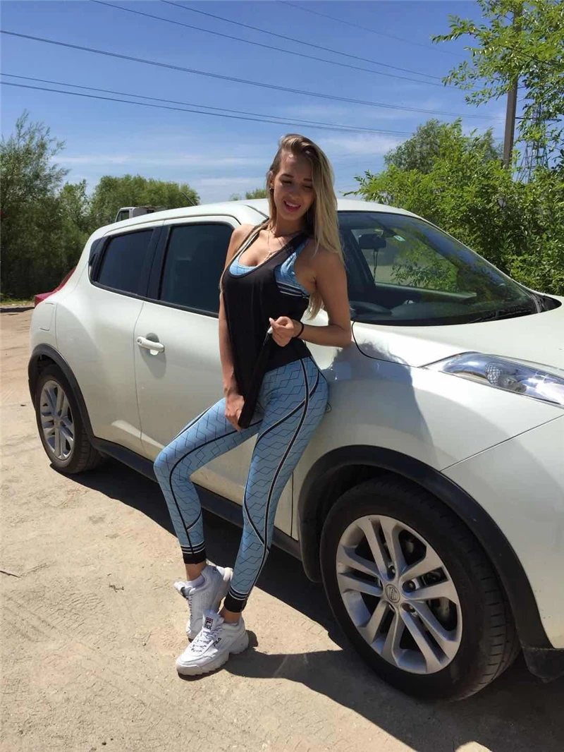 Новое поступление спортивный бюстгальтер и леггинсы для фитнеса сексуальный