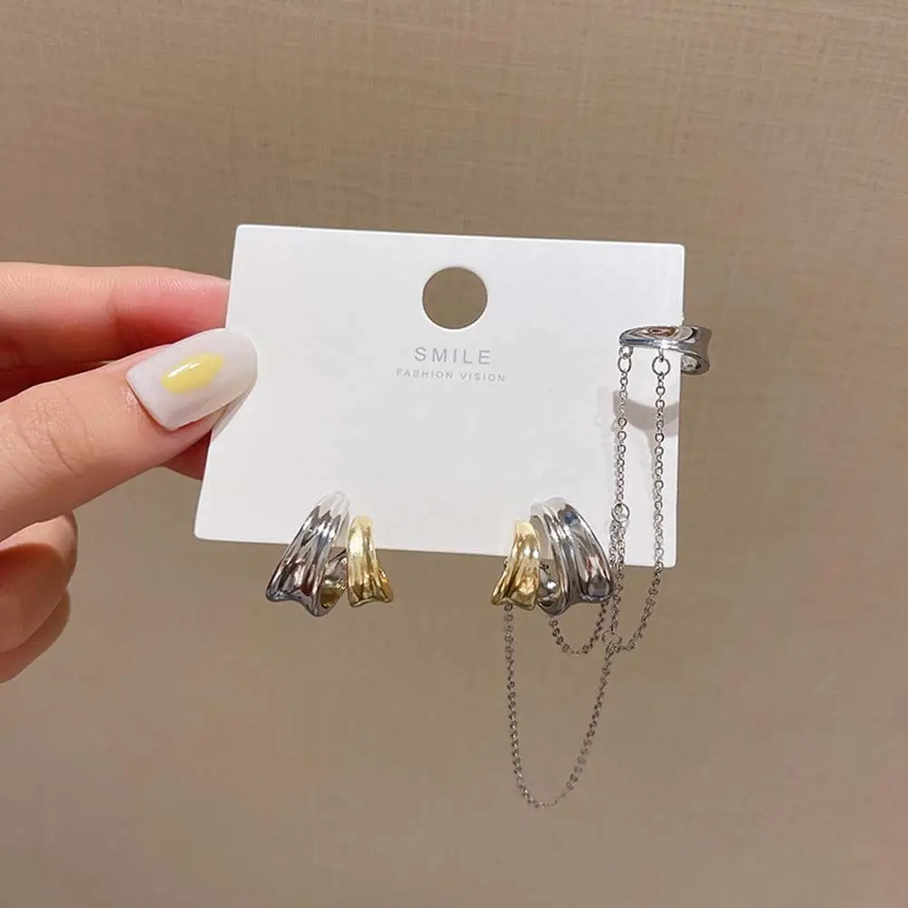 

Earrings 2021 Trend Metal Irregular Long Drop Earrings Geometric Earrings Temperament Minimalist Fashion Jewelry Women