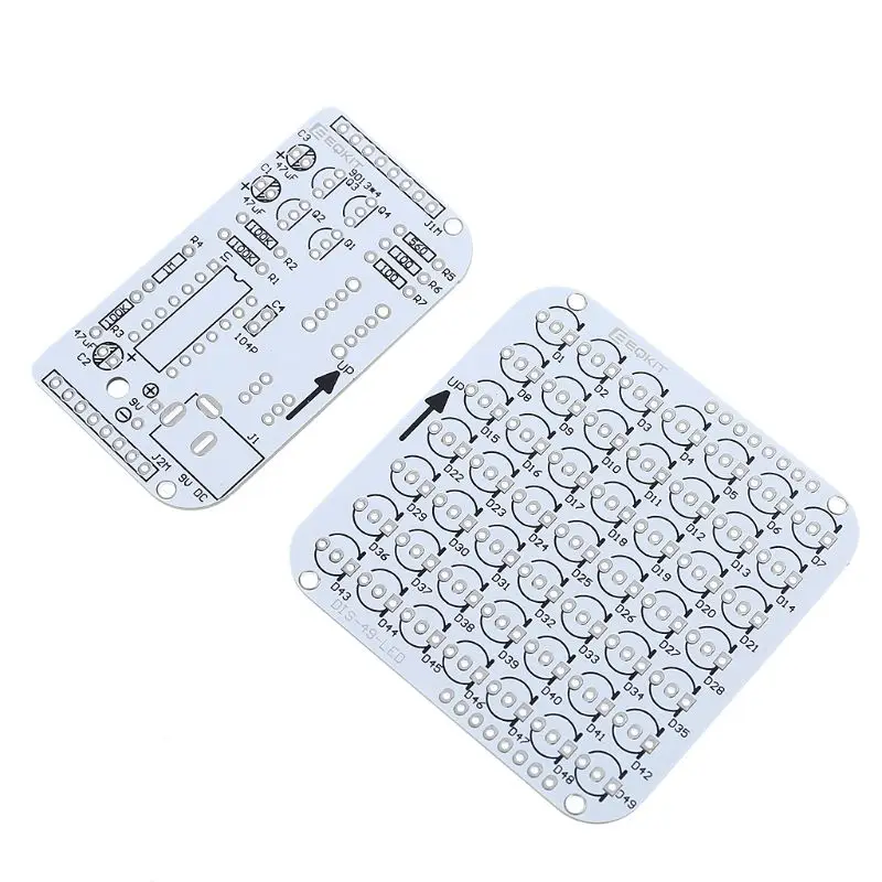 1 Набор DC9V DIY трехцветный светодиодный светильник для дыхания точечный матричный