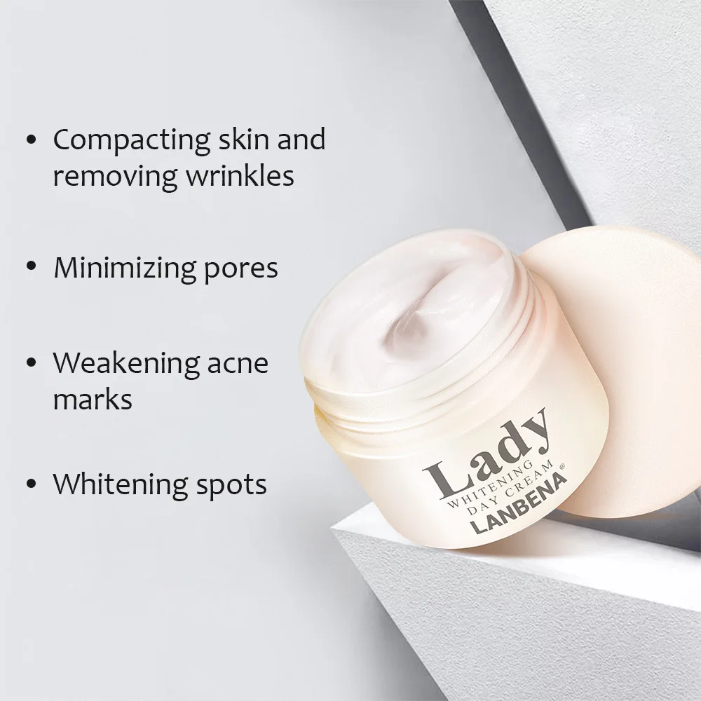 Отбеливающий увлажняющий крем для лица от морщин и прыщей | Красота здоровье