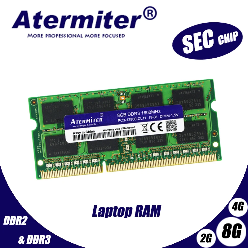 Новый 2GB 4GB 8GB 2G 4G 8G PC3L PC3 DDR3 SEC чип 1066Mhz 1333hz 1600Mhz 8500 10600 12800 ноутбук Память