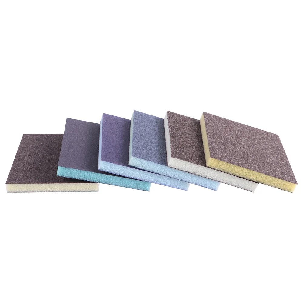 

6pcs Practical Grinding Sponge Durable Grinding Blocks Polishing Sponge
