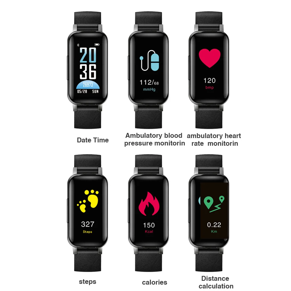 

Men Women Smart Bracelet with Earphones Sports Heart Rate Sleeping Monitoring HB88