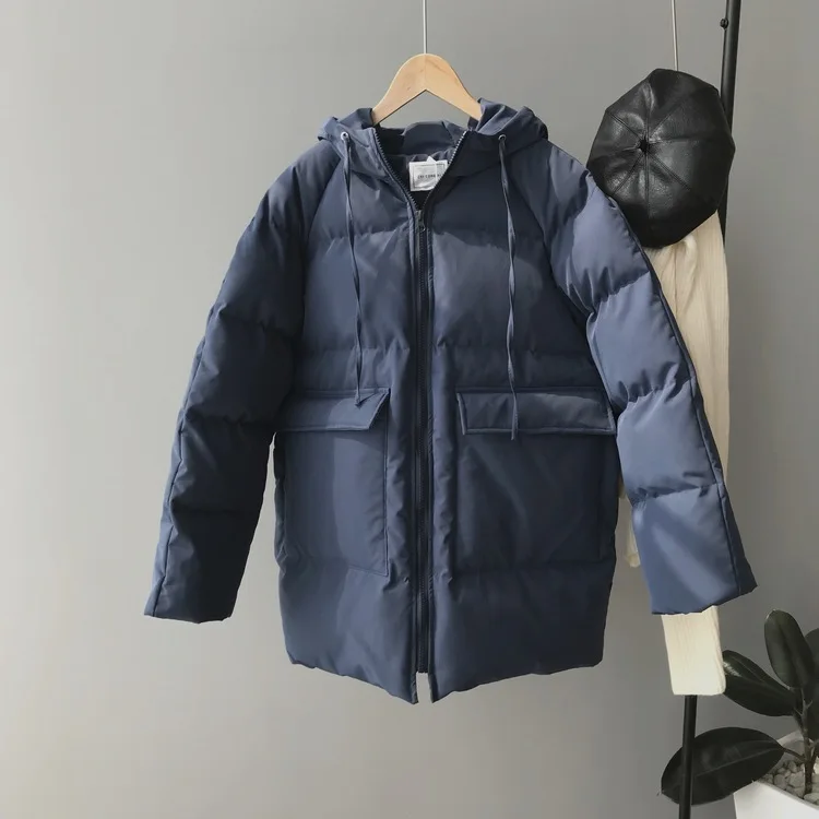 Женское длинное пальто Ins зимнее верхняя одежда 2019 #7005 | Женская