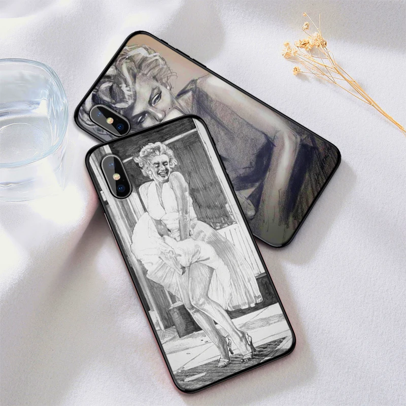 Мягкий силиконовый чехол для телефона iPhone XR TPU 5 5SE 6 6S 7 Plus 8Plus XS X Xr Max 9 эскиза