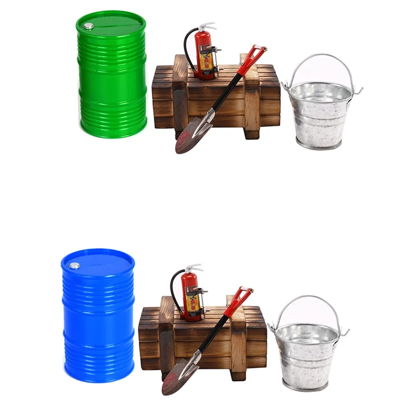 5 шт. RC Гусеничный автомобиль имитация украшения Огнетушитель масляный барабан