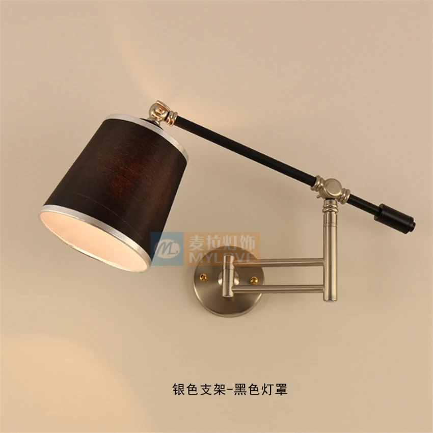 Современные рокер кронштейн настенные лампы в американском стиле страна