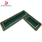 Пузырь поцелуй Кухня ковер дом настроить темно-зеленый коврик золотая линия декоративные коврики светильник класса люкс Стиль дверной коврик Спальня Pad