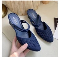 2021 slippers women fashion casual slipper platform wedge pointed toe sandals ladies comfortable fashion female sandalias
