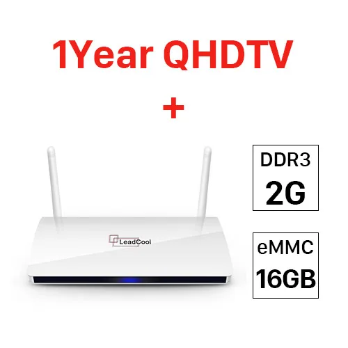 1G 8G 6 months QHDTV Лидер продаж Leadcool IP tv 1 год QHD tv подписка Европа арабский Франция 1300 каналов умный медиаплеер Android 8,1 французский IP tv коробка - Цвет: 1G 8G 6 months QHDTV