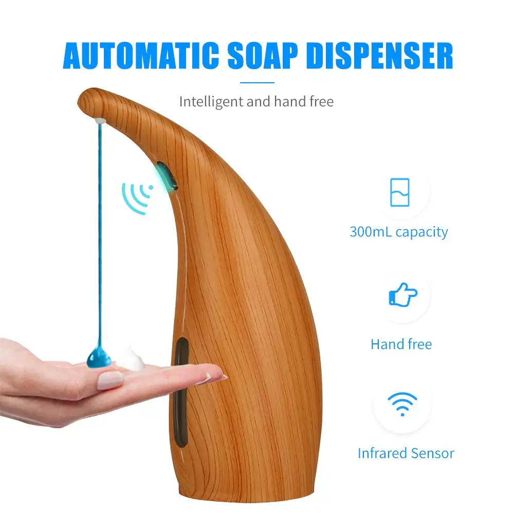 touchless automatic sensor liquid soap dispenser motion for home kitchen 300ml bathroom accessories soap dispenser free global shipping