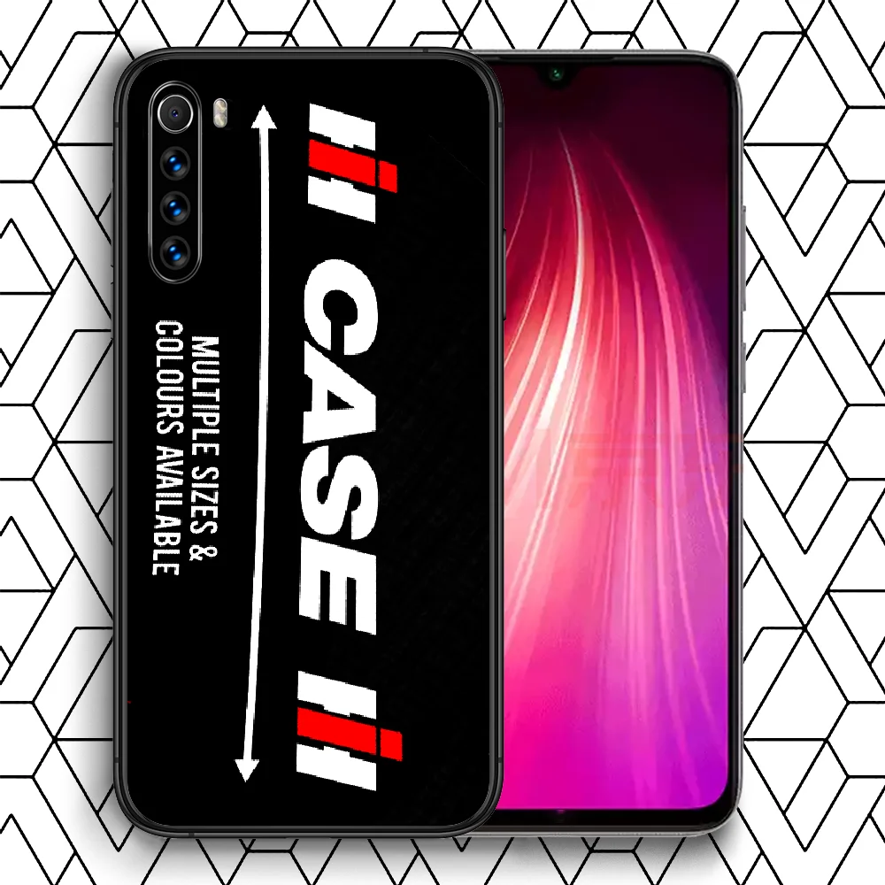 

Luxury Car CASE IH Brand Phone Case For Xiaomi Redmi Note 7 8 8T 9 9S 4X 7 7A 9A K30 Pro Ultra black Hoesjes 3D Prime Painting