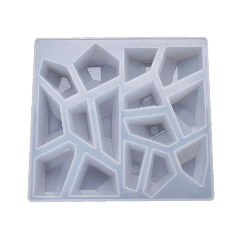 

Crystal Epoxy Resin Mold Irregular Stones Casting Silicone Mould Handmade DIY Crafts Ornaments Making Tools