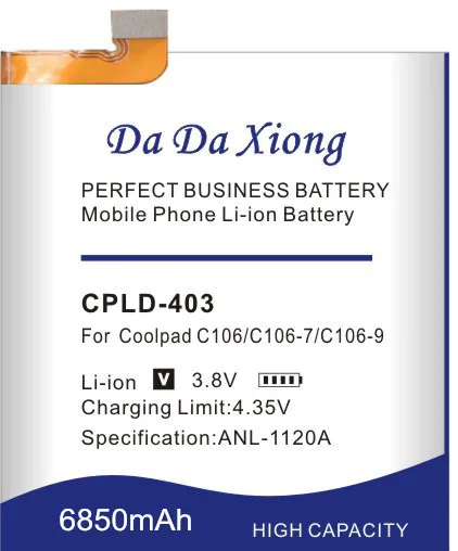 DaDaXiong Оригинальный аккумулятор для Letv LeEco Coolpad Cool1 Cool 1 Dual C106 | Мобильные телефоны и