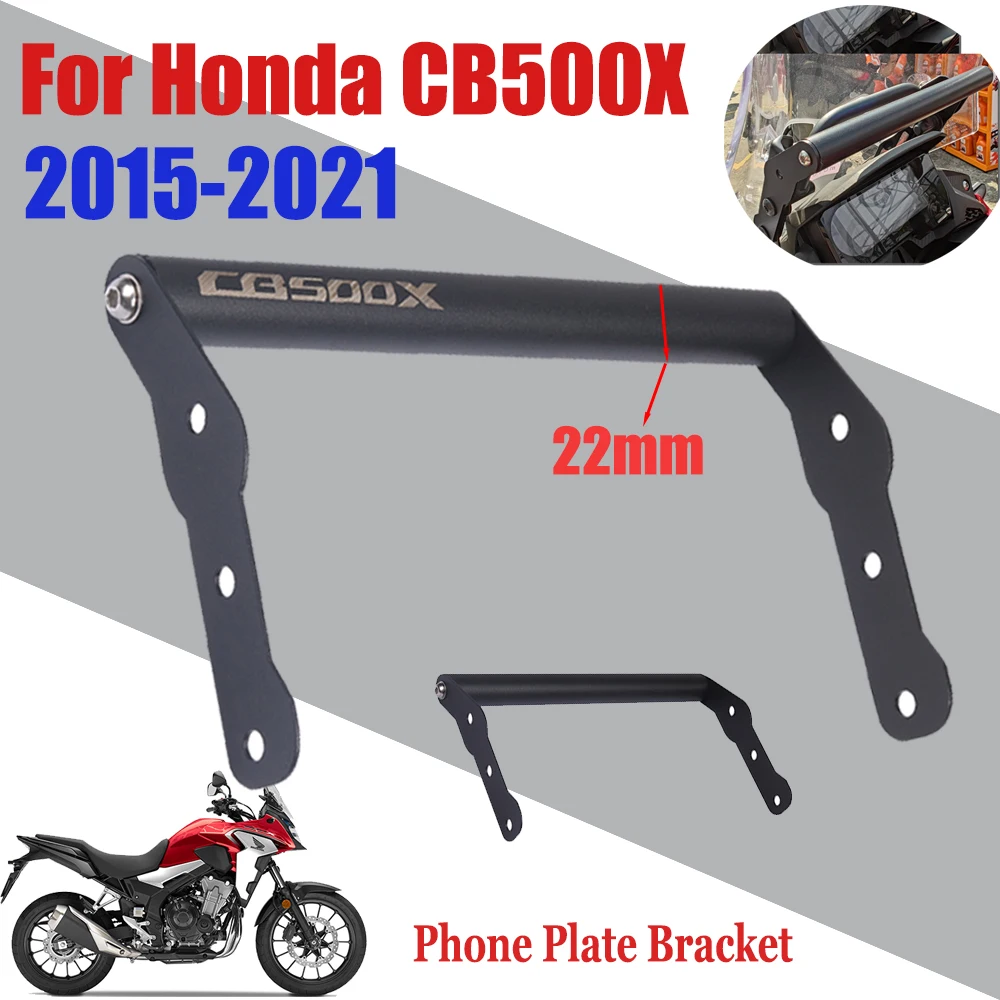 

Motorcycle Windshield GPS Navigation Bracket SMART Mobile Phone Adapt Plate Bracket For Honda CB500X CB500 X CB 500X 2015 - 2021