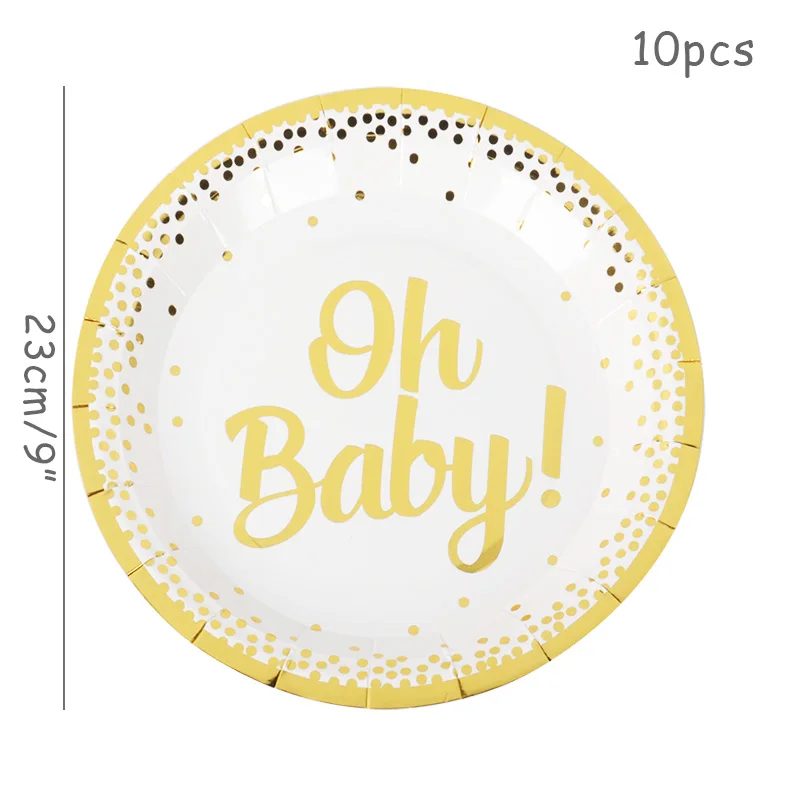 Детский душ украшение детской посуды мальчик или девочка пол раскрыть