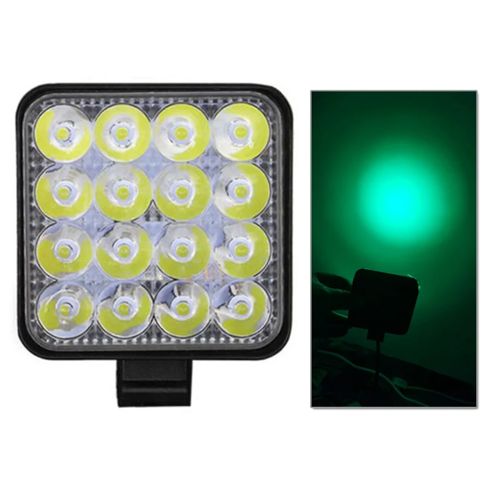 

Waterproof Work light 12V/24V 16-LED 48W 6000K ATV Off-road Floodlight
