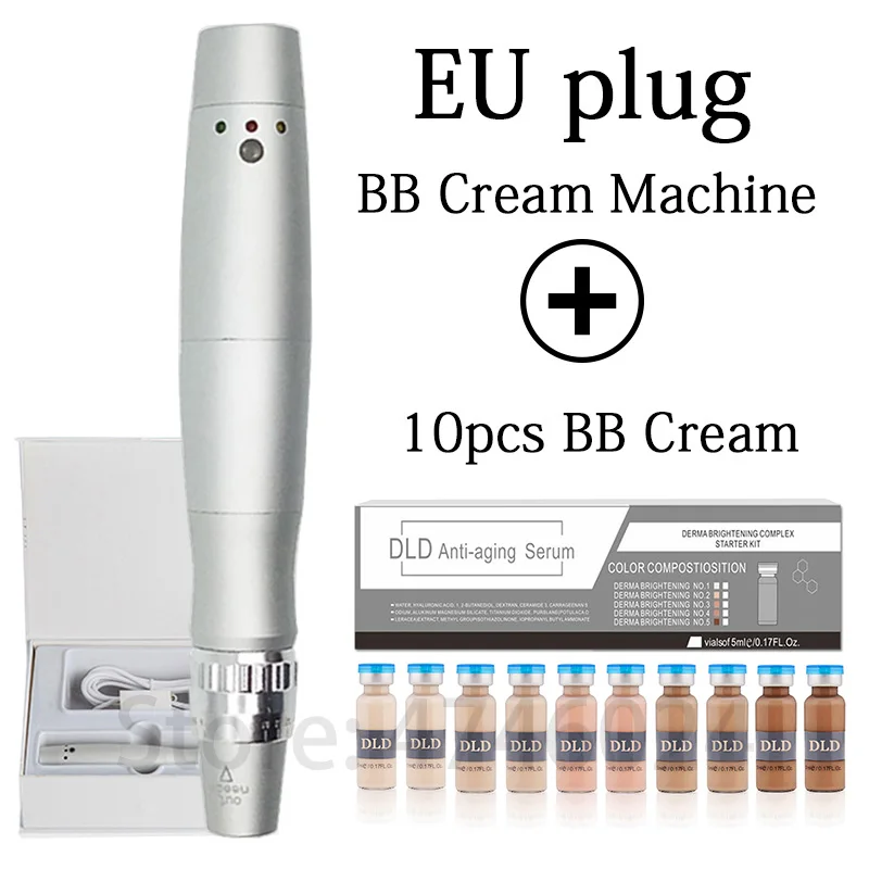 BB крем светящийся аппарат DermaWhite ампульная сыворотка ручка для удаления акне шрамов и морщин удаление пигментации USB электрическая Беспроводная Дерма ручка - Цвет: EU machine bb cream2