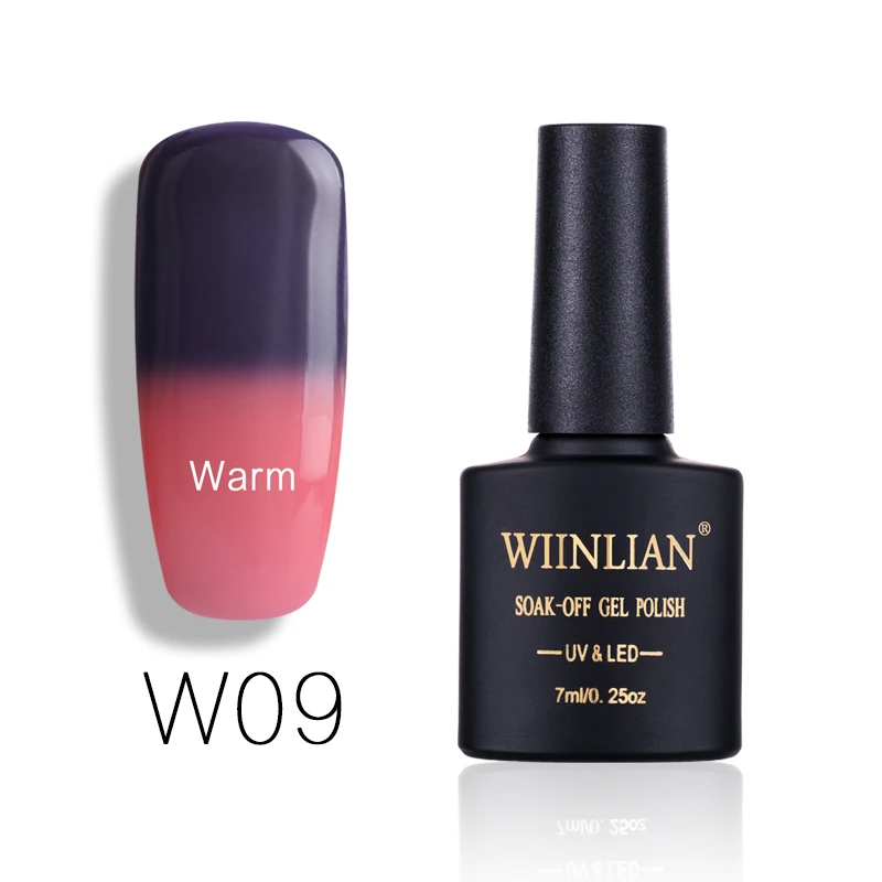 3D хамелеоновый лак для ногтей меняющий температуру серии 7 мл дизайна