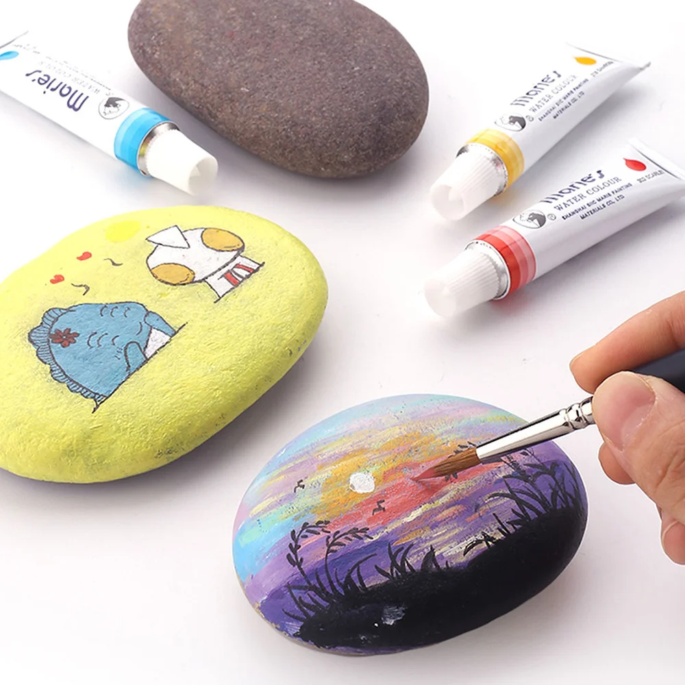 

10pcs Useful Wolf Hair Tip Brushes Professional Detail Paint Brush Fine Detailing Painting Drawing Brushes