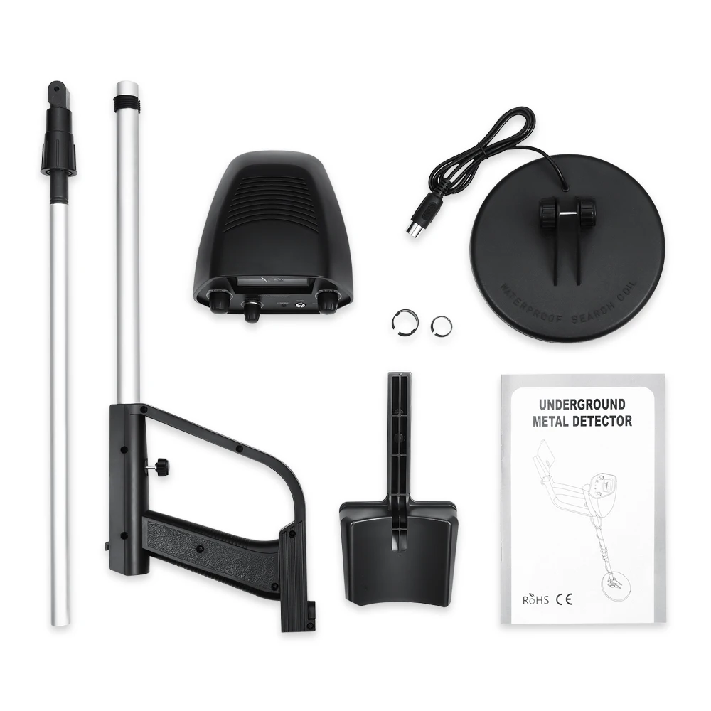 

New Arrival Metal Detector MD4030P Portable Adjustable Length Gold Detectors Treasure Hunter Tracker Seeker Woodworking