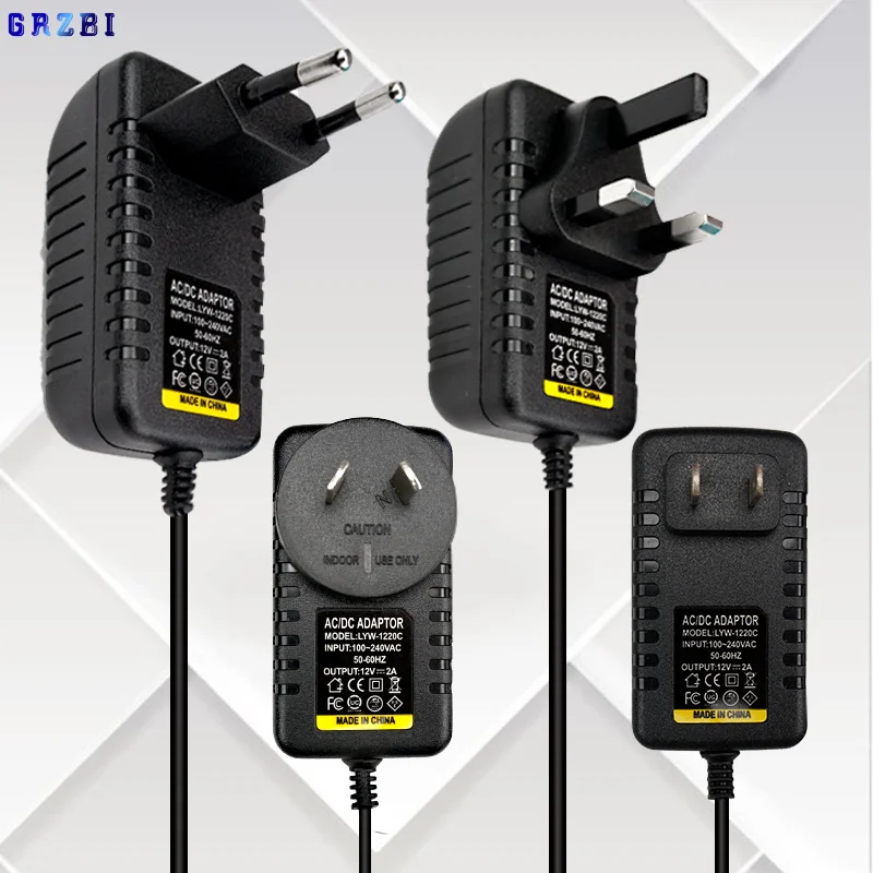 

AC 110-240V DC 5V 12V 1A 2A 3A 5A 6A 8A Universal Power Adapter Supply Charger adapter Eu Us Au Uk For LED Light