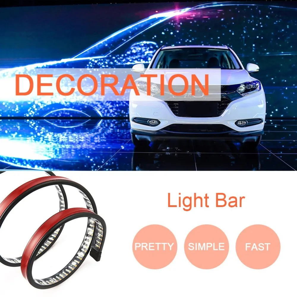 Тройсветодиодный Светодиодная лента 60 дюймов для боковой двери грузовика