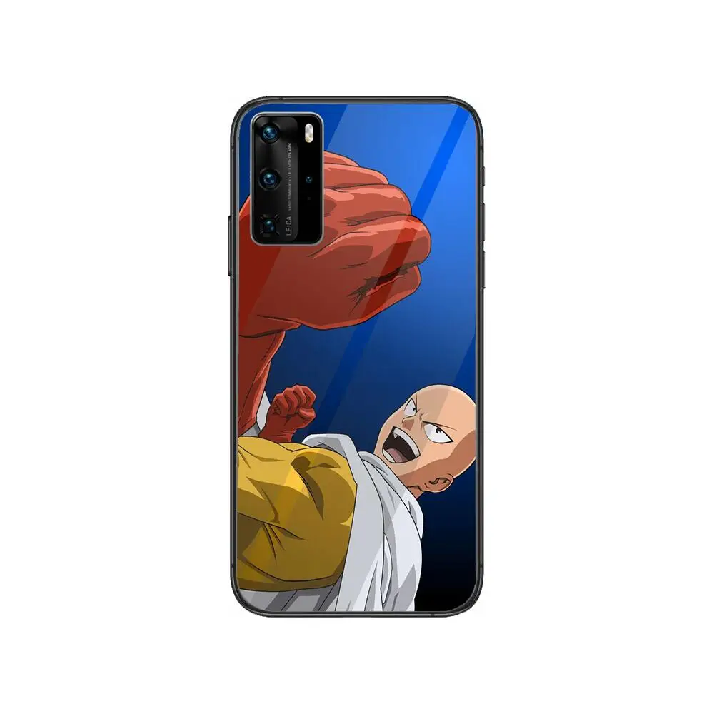 

One punch man Phone Case For Huawei P 40 30 20 10 9 8 Lite E Pro Plus Black Etui Coque Painting Hoesjes comic fas