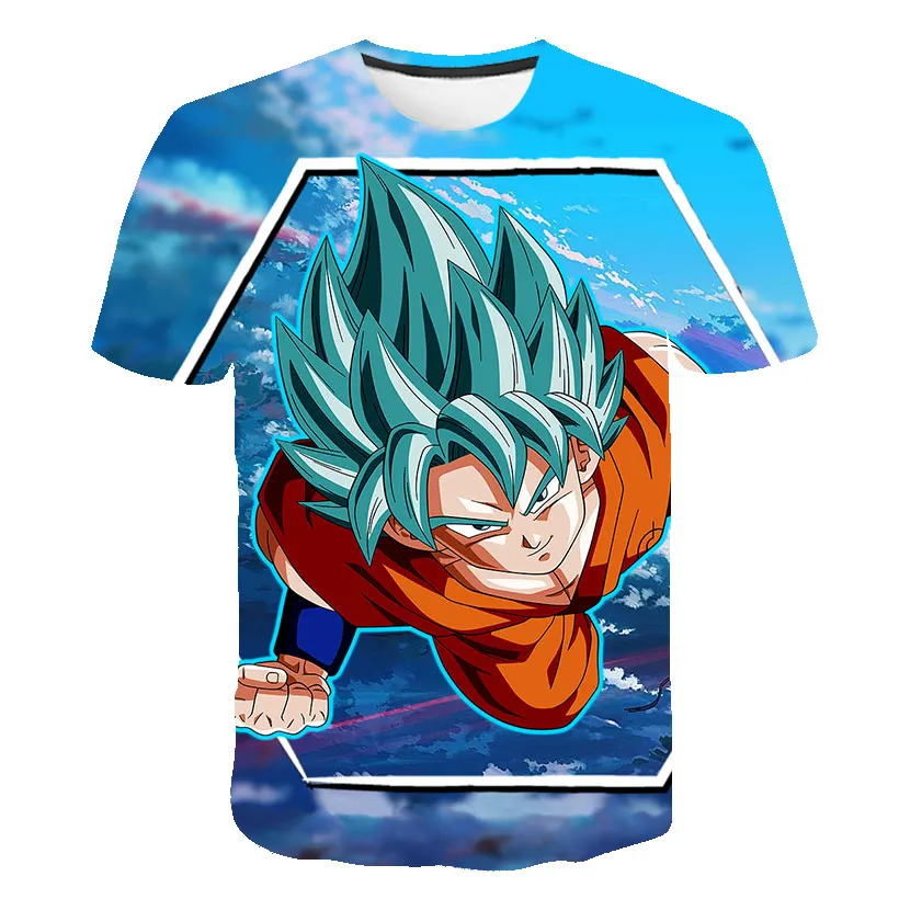 

2021 Summer Tshirt Harajuku Japan 3D Anime New Short Sleeve Men's Top Printing Cartoon Tshirt 4-14T Children's Oversized Tshirts