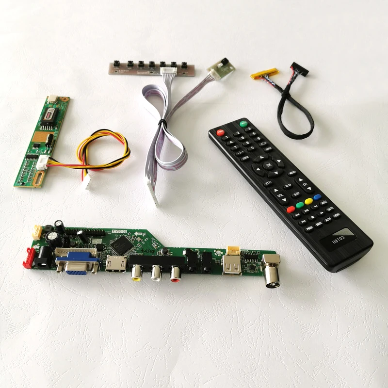 Для B170PW01/B170PW03 LVDS 30 контактный ноутбук ПК 1 CCFL VGA + аудио USB пульт дистанционного