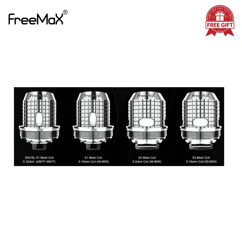 5 шт./лот Freemax Twister Fireluke 2/Fireluke сетка катушка X1/X2/X3 SS316 сетка катушка для Freemax Twister 80 Вт испаритель комплект