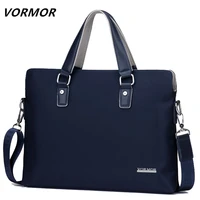 vormor oxford waterproof handbag business men briefcase bag fashion shoulder bag male tote canvas laptop bag new