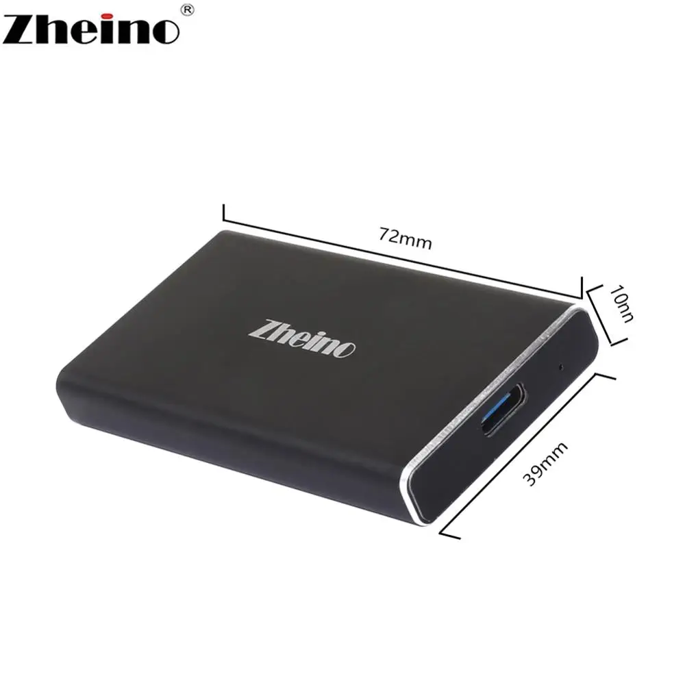 Zheino Portage SSD 512 Гб OTG Typec к внешний твердотельный жесткий диск USB алюминиевый