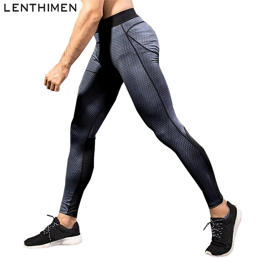 

Compression Pants Sports Running Tights Men Jogging Leggings Fitness Sport Trousers Jogger Mens Elastic Breathable Sweat Pants