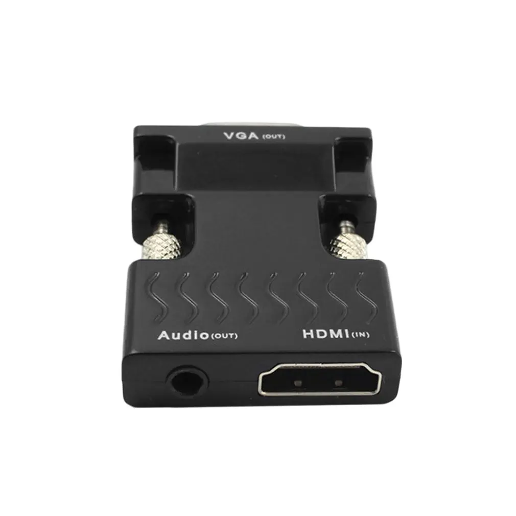 VGA к HDMI папа женскому видео адаптер кабель конвертер с аудио HD 1080P для HDTV ПК