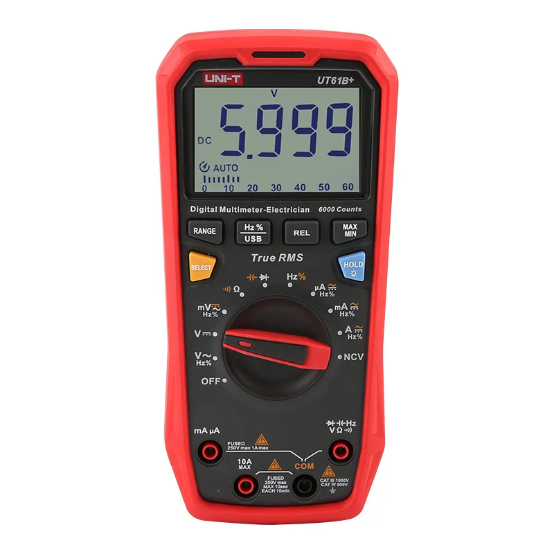 Улучшенная версия цифровой мультиметр Φ UT61E + UT61D UT61B тестер емкости и
