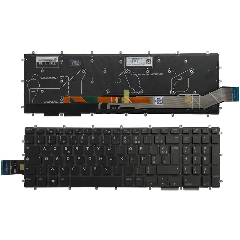 

New French laptop keyboard for DELL Alienware M17 ALW17M M15 ALW15M R1 P79F P79F001 Backlit keyboard