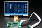 ЖК-монитор TFT с пультом дистанционного управления, экран 1024*600, 2AV HDMI VGA для Lattepanda,Raspberry Pi Banana Pi