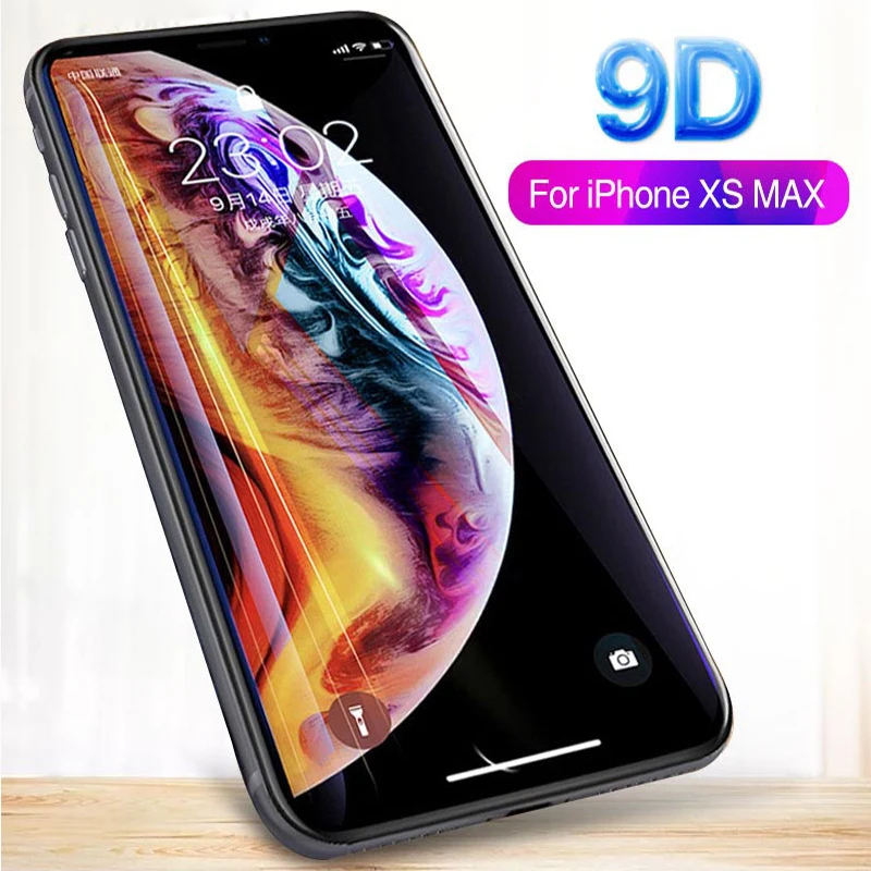 Защитное стекло 9D для iPhone 6 S 7 8 plus X на iphone R XS MAX Защита экрана защита XR|Защитные