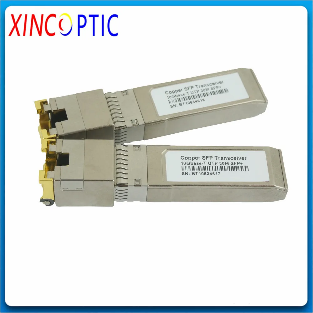 10G гигабитный Ethernet 30M 10GBASE-T медный RJ45 SFP 10 Гбит/с + приемопередатчик модуль