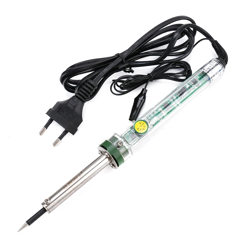 

ELECALL Green ESI-S60 EU Plug 220V 60W 222mm Adjustable Temperature Lead-free Electric Iron Gun Welding Soldering Iron Tool