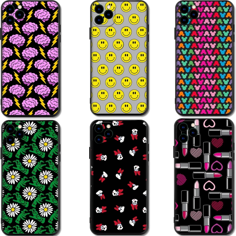 

Luxury Brand Phone Case With Box For iphone 12Promax 11Promax 12Pro 11 12 11Pro XR 8 7 Plus XSMAX XS X Back Cover Cases Funda