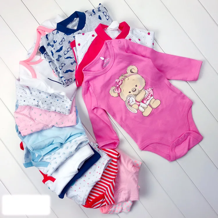 Infant Baby Cotton Romper Quality Lovely Prints Jumpsuit One Piece Healthy Romper Baby 3-24M Clothes Cute Design Kids Bodysuits images - 6