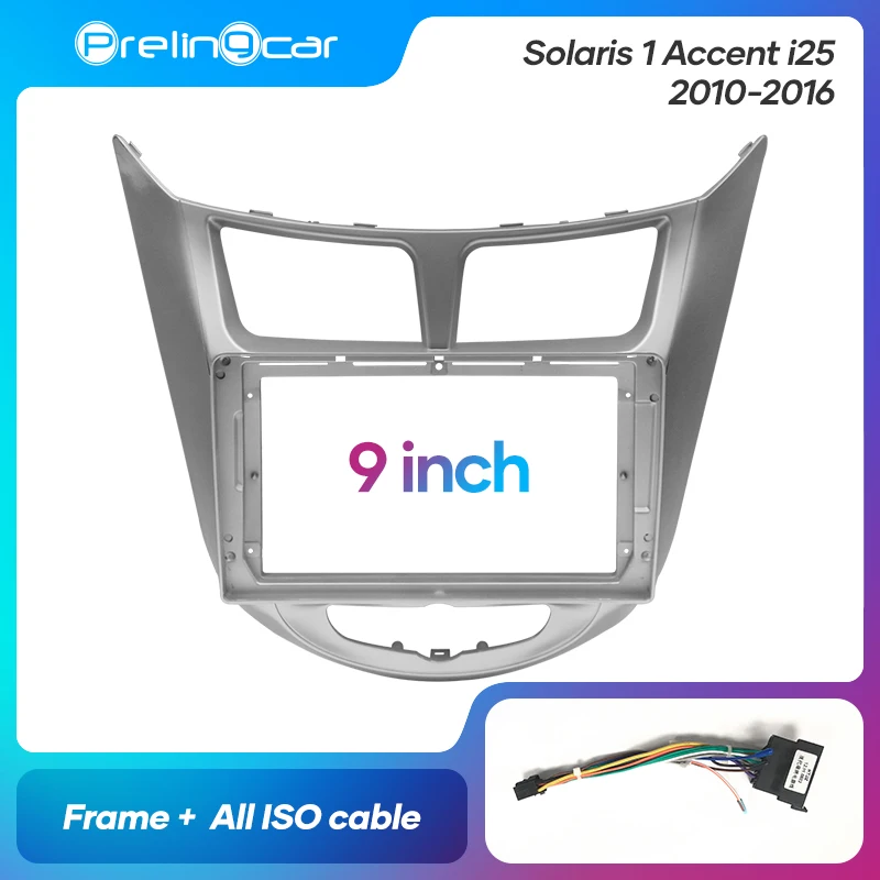 

Автомобильный DVD-навигатор, радиоприемник с рамкой для Solaris 1 Accent i25 2010-2016