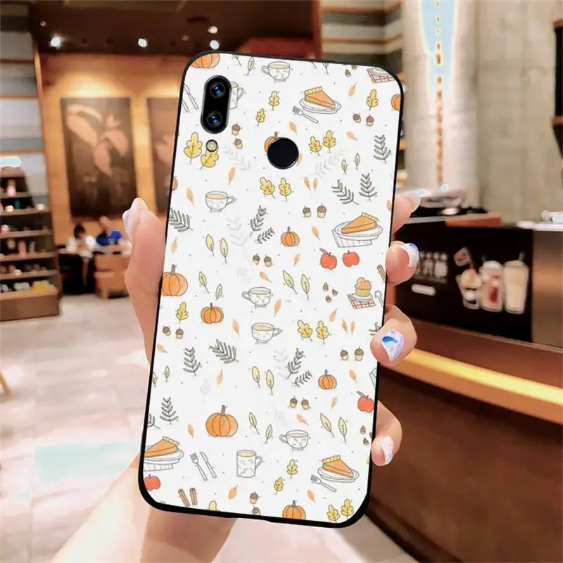 

Pumpkin happy Fallen leaves Phone Case For Xiaomi Redmi note 7 8 9 t k30 max3 9 s 10 pro lite