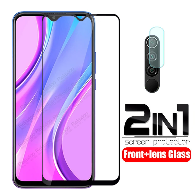 Защитное стекло 2 в 1 для камеры xiaomi redmi 9 защитное redmi9 6 53 дюйма redmy Защитная пленка