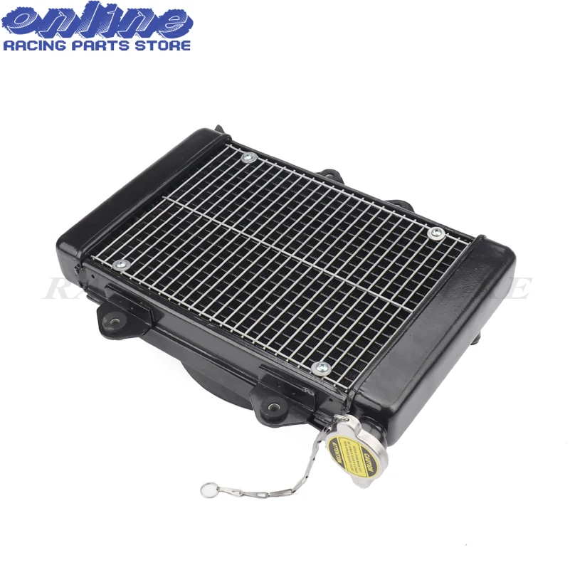 Новый водяного охлаждения двигателя радиатор 12 в вентилятор для moto rcycle 200cc 250CC Quad