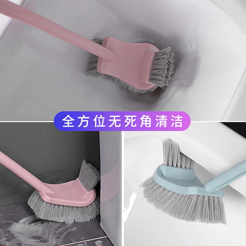 

Long Handle Toilet Brush Bathroom Household Cleaning Toilet Brush Wall Mounted Soft Hair Brosse Toilette Wc Accessories EB5TB