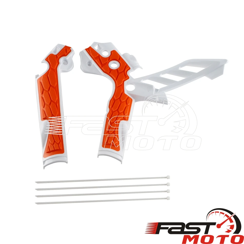 1 пара x-крепление на протектор рамы ограждения для 500XCW EXC 450XCW XCF SXF-FE 350XCFW SXF 300XCW 250XCFW